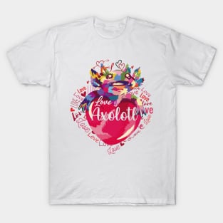 Axolotl Heart T-Shirt